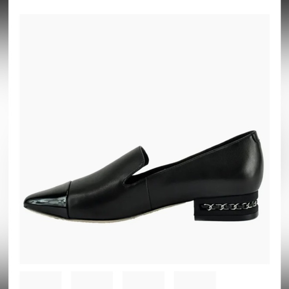 Footnotes Fae Leather Closed Loafer Black Size 9M
